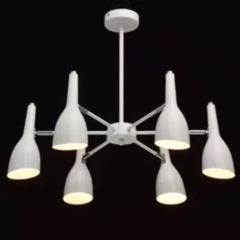 Люстра "Астор", 6x40Вт E14, цвет белый, хром