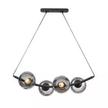 Люстра Astoria, 4x60Вт E27, цвет чёрный