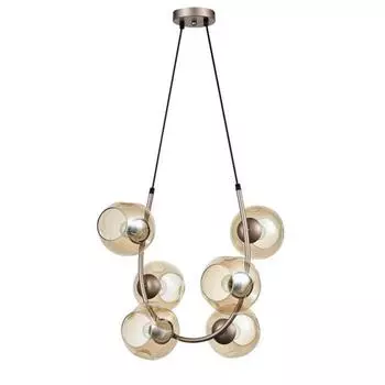 Люстра Astoria, 6x60Вт E27, цвет шампань