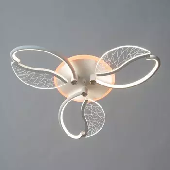 Люстра потолочная BayerLux «Астрид», 3хLED, 66 Вт, 3000-6000К, RGB, белый, 60608 см