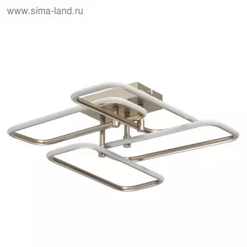 Люстра "Аурих" 30Вт LED 3000K золото 50x50x15см