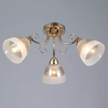 Люстра "Августин" 3х40Вт Е27 золото 58х54х23см Ritter