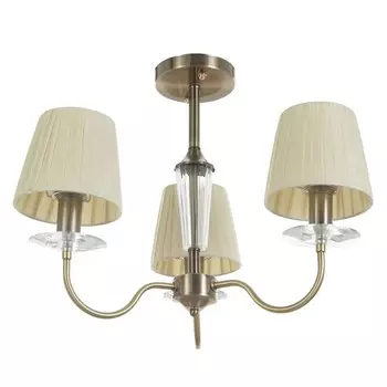 Люстра потолочная BayerLux «Авиталь», 3xЕ14, 40 Вт, бронза, 585880 см