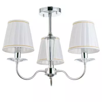 Люстра потолочная BayerLux «Авиталь», 3xЕ14, 40 Вт, хром, 585880 см