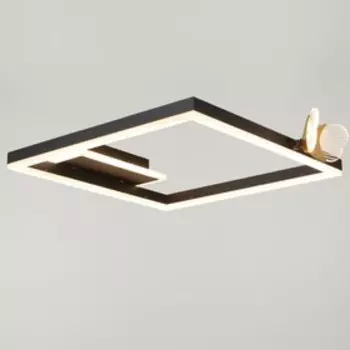 Люстра "Бабочки Уно" 36Вт LED 6000К черный 45х45х6см BayerLux