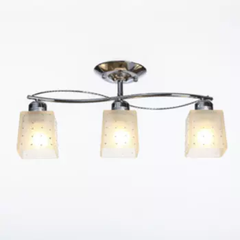 Люстра "Баланс" 3x40Вт E27 хром 55х15х28 см.