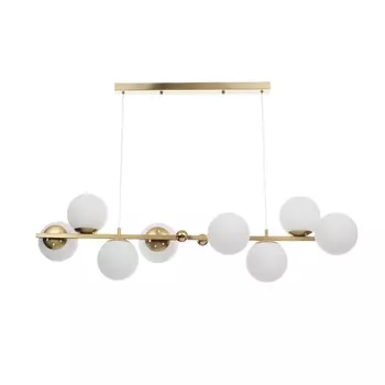 Люстра "Бамбл" 8хЕ27 латунь 102х21х27 см