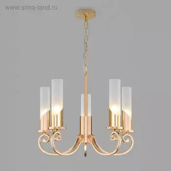 Люстра Banci, 5x60Вт E14, цвет золото