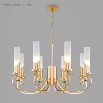 Люстра Banci, 8x60Вт E14, цвет золото