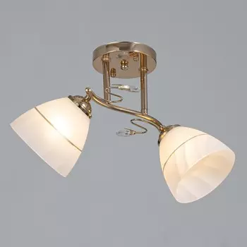 Люстра «Барбара» 2хЕ27 40 Вт золото 452627 см BayerLux