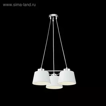 Люстра Barbara, 3x60Вт E27, цвет хром