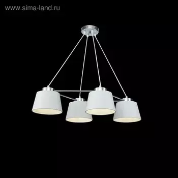 Люстра Barbara, 4x60Вт E27, цвет хром