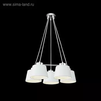 Люстра Barbara, 5x60Вт E27, цвет хром