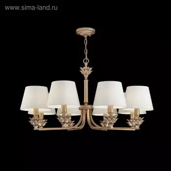 Люстра Barbara, 8x40Вт E14 золото