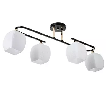 Люстра потолочная BayerLux «Бариса», 4хЕ27, 40 Вт, черный, 792727.5 см