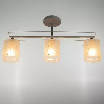 Люстра "Барс" 3х60Вт Е27 белый 62х12х29см