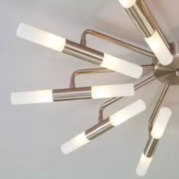 Люстра Bastone, 20x3Вт G4, цвет никель