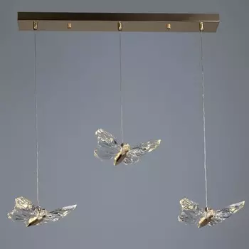 Люстра BayerLux «Бабочка» LEd=18 Вт 3000-6000К золото 20154 см