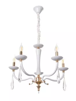 Люстра BayerLux «Бешо», 540 Вт, Е14, белый, 606045(+50) см