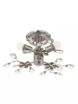 Люстра BayerLux «Цветы», 340 Вт, Е27, хром, 424218 см