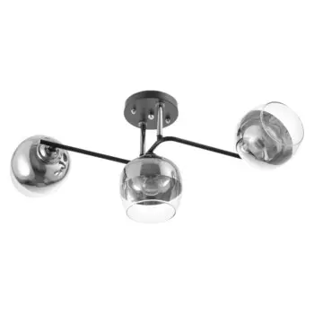 Люстра BayerLux «Джина», 3хЕ27, 40 Вт, чёрный/хромовый, 554227 см