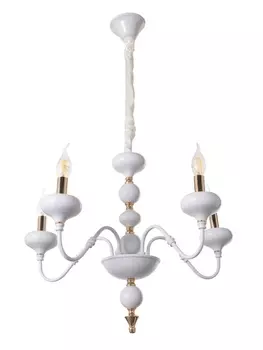 Люстра BayerLux «Лиза», 540, Е14, белый, 505053(+50) см