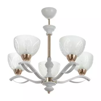 Светильник потолочный BayerLux «Беалин», 5хЕ27, 40 Вт, белый, 545456 см