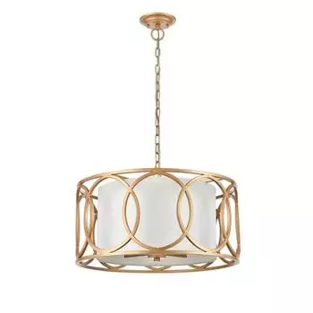 Люстра Beatrice, 4x40Вт E14, цвет золото
