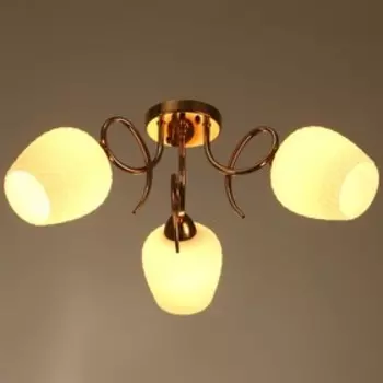 Люстра Беатрис 3х40Вт Е27 золото 50х50х23см