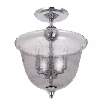 Люстра BELL, 3x60Вт E14, цвет хром