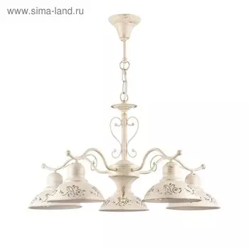 Люстра Benoit 5x60Вт E27 кремовое золото