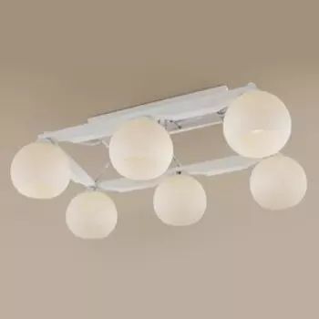 Люстра «Берген», 6x75Вт E27, светлый 94,5x34,5x19,5 см