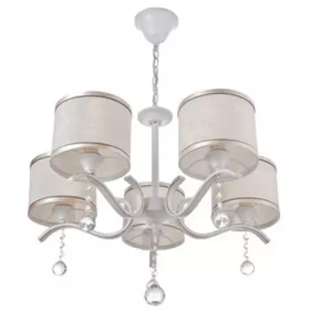 Люстра "Берта" 5х40Вт E14 белый 58х58х75 см.