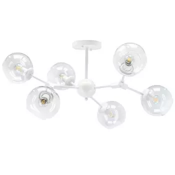 Люстра Beta, 6x40Вт E27, цвет белый