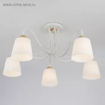 Люстра Betty 5x40Вт E27 белый