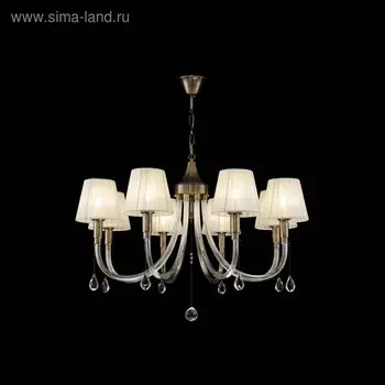 Люстра Betty, 8x40Вт E14, цвет бронза