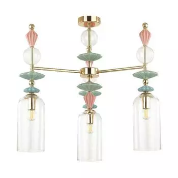 Люстра BIZET, 3x40Вт E14, цвет золото, IP20