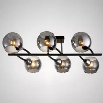 Люстра "Блэкки" 6х40Вт Е27 черный