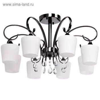 Люстра «Блеск» 8x60Вт E27 никель