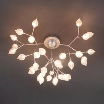 Люстра Boccio, 36x3Вт G4, цвет серебро