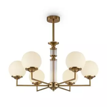 Люстра Bolas, 6xE27, цвет латунь