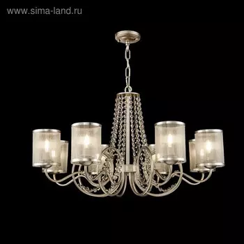 Люстра Bonadonna, 8x40Вт E14, цвет золото