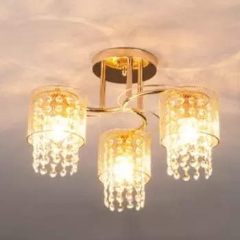 Люстра Bonnie 3x60Вт E27 золото