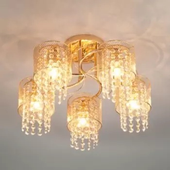 Люстра Bonnie 5x60Вт E27 золото