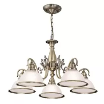 Люстра «Боргези» 5x75Вт E27 бронза 33x30x22см