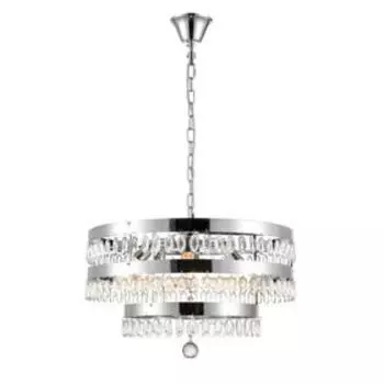 Люстра Breeze, 6x40Вт E14, цвет хром