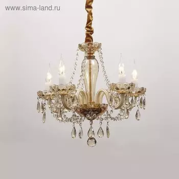 Люстра Brendy, 5x40Вт E14, цвет золото