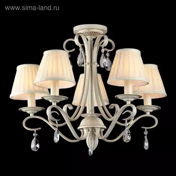 Люстра Maytoni ARM172-05-G, 5хE14, 40Вт, 58х58х98 см, цвет бежевый