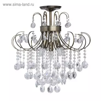 Люстра "Бриз" 5x60Вт E14 античная бронза