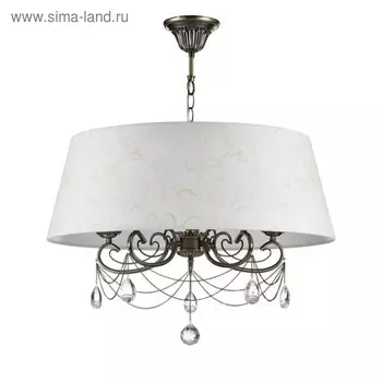 Люстра Brossard 5x40Вт E14 бронза